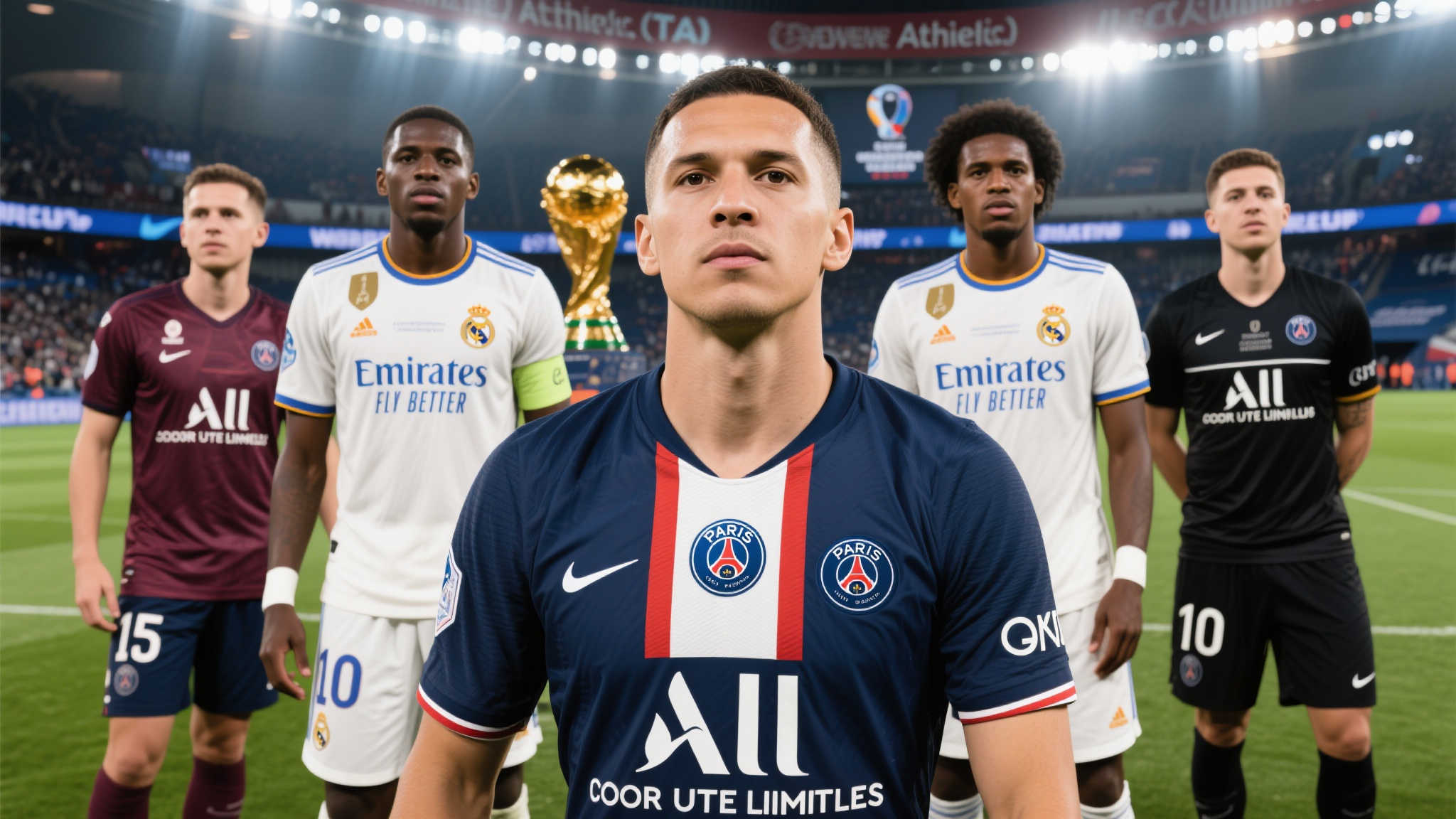 世俱杯实力排名：巴黎第5，皇马第10，迈阿密升至15位